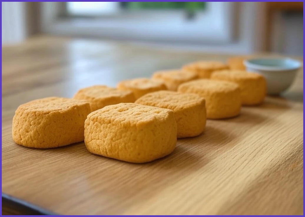 [맛있는 건강] 왓더파머스 오리지널 오븐에 구운 무설탕 두부과자 건강한 간식, 10개, 45g - 이미지 1