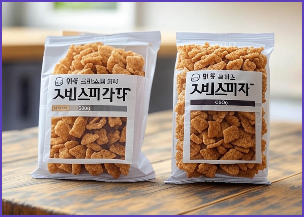 미룡 크리스피 곡물과자 대용량 개별포장, 650g, 2개