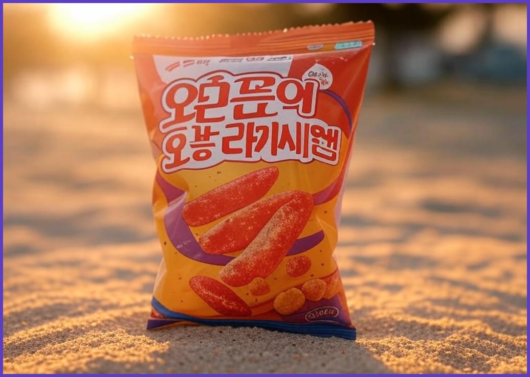 오리온 썬 핫스파이시맛 스낵 - 이미지 1
