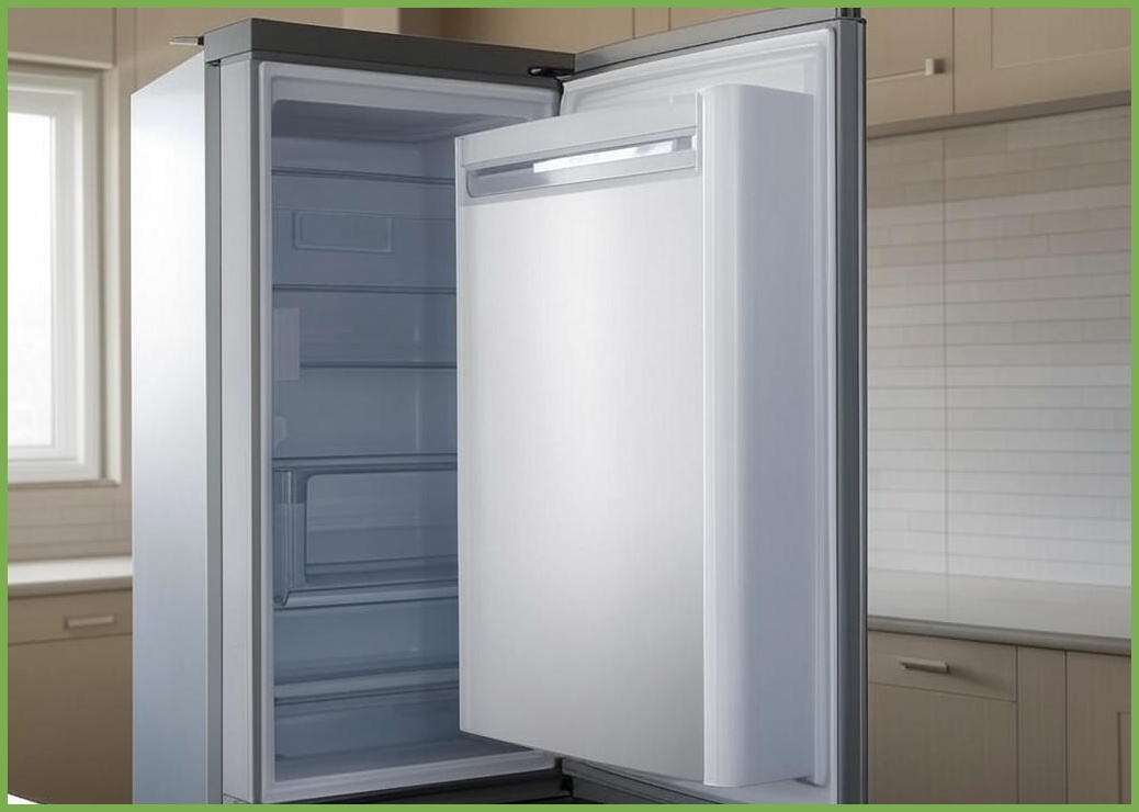 쿠잉전자 메탈 콤비 117L 2도어 냉장고 방문설치, REF-C120S - 이미지 3