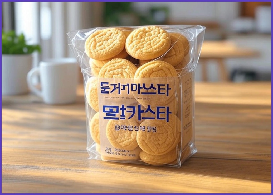 쿠키마스타 낱개포장 카페서비스용쿠키 탕비실간식 대용량과자, 900g, 1박스 - 이미지 1