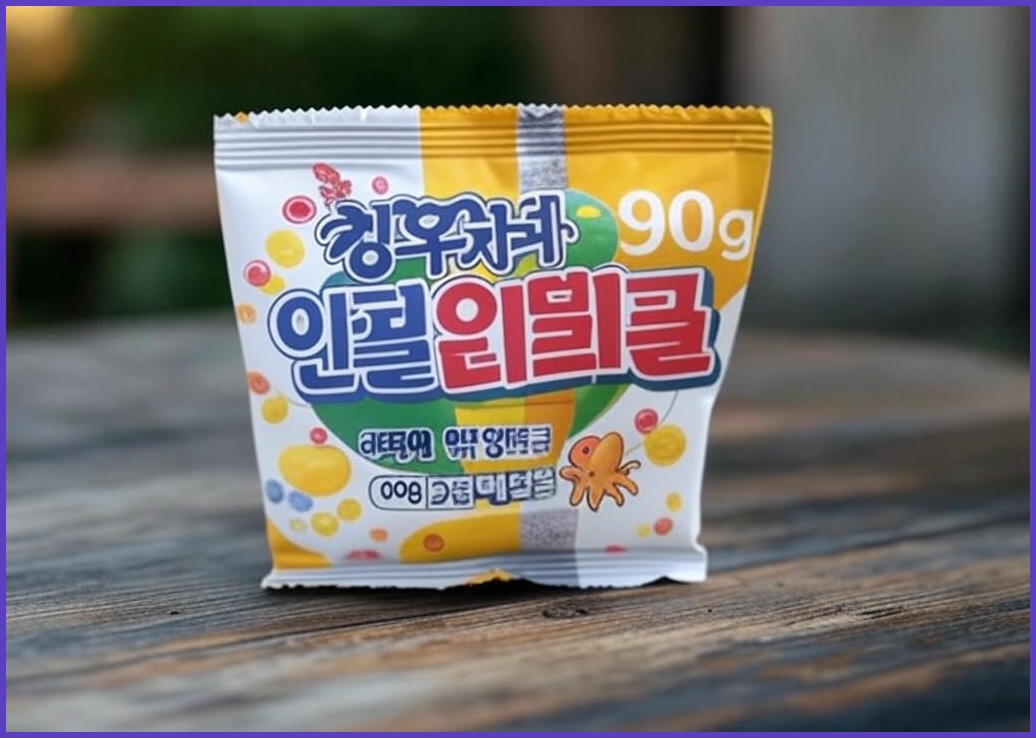 [파이브온] 청우제과 오징어땅콩, 90g, 32개 - 이미지 1